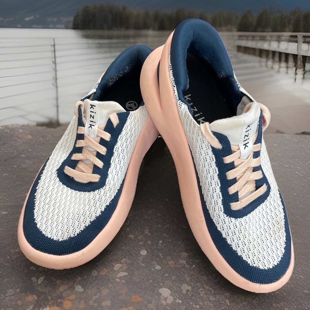 Kizik Women Sz 8 Athens Bahama Hands-Free Athletic Sneakers Summer Lightweight